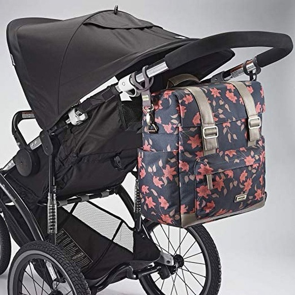 JJ Cole KNAPSACK BAG - NAVY FLORAL - Picture 2 of 2